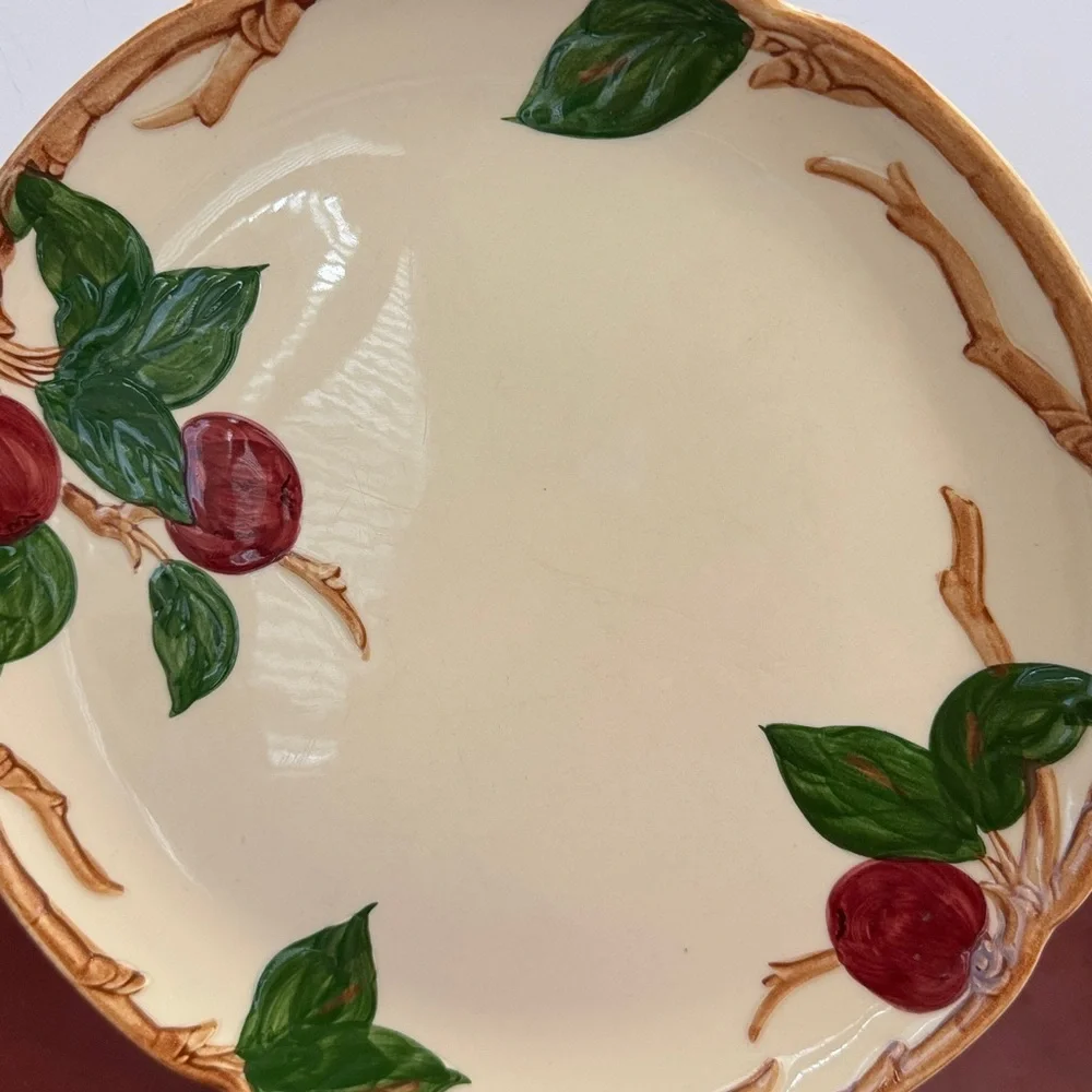 Vintage Franciscan Apple Round Platter Chop Plate 12